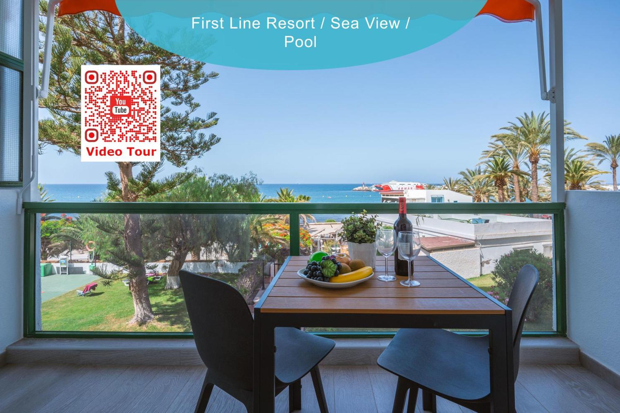 Go2Tenerife Apart'Dida Pool & First Line Of The Sea Los Cristianos  Buitenkant foto